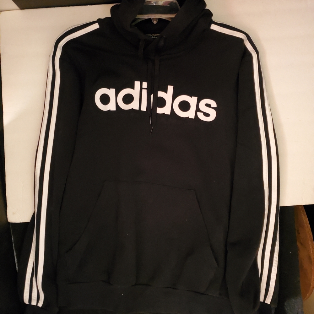 🖤Mens Adidas Black Hoodie 🖤 - Picture 4 of 5